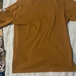 Brown Timberland Long sleeve t shirt with logo on sleeves comfortable